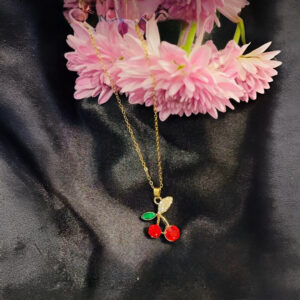 Cherry Pendant – Playful Charm with a Touch of Elegance