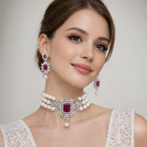 Royal Pearl Choker Necklace