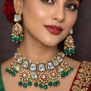 Royal Heritage Polki Bridal Jewellery Set
